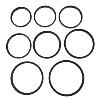 GENERIQUE Bague d'Adaptateur de Filtre d'Objectif en M&eacute;tal ensemble 49-52-55-58-62-67-72-77-82Mm 8 Pcs 