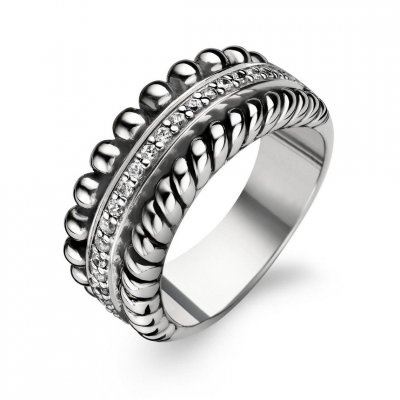 TI SENTO Bague  1836ZI - Bague Argent Zirconium  Bijoux