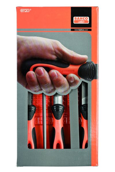 BAHCO  Assortiment De 5 Limes De M&eacute;canicien 200mm 14780812