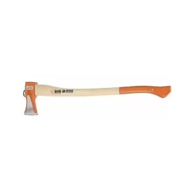 BAHCO  Casser Une Hache Avec Un Manche Courb&eacute; En Fr&ecirc;ne 2.4kg 800 Mm