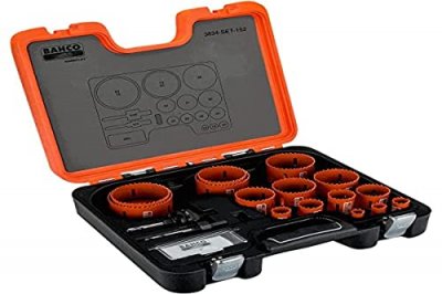 BAHCO  - Coffret de scies tr&eacute;pans bim&eacute;tal Sandflex 16 &agrave; 83 mm, 18 pcs - 3834-SET-152