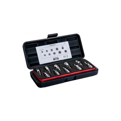 BAHCO  Embouts De Vissage 1/2 Pour Torx Ph &, 10 Pi&egrave;ces