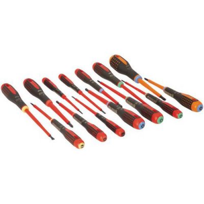 BAHCO  Jeu de 14 tournevis ERGO isol&eacute;s - BE-9876S