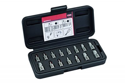 BAHCO  - jeu de 15 extracteurs de goujons, 110 mm x 250 mm x 40 mm - bwmsp15