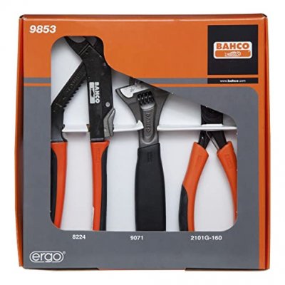 BAHCO  - Jeu de 3 outils dans une b&ocirc;ite en carton - 9853