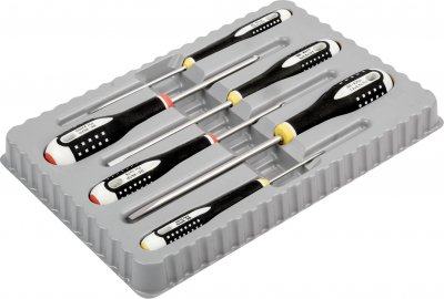 BAHCO  Jeu de 6 tournevis ERGO acier inoxydable - BE-9881I