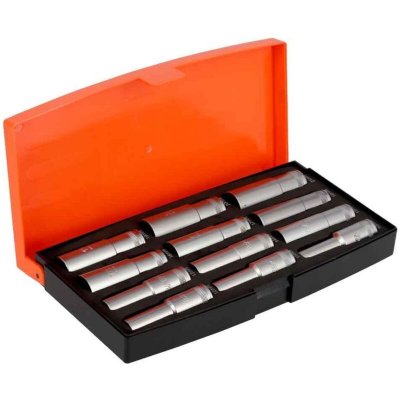 BAHCO  - Jeu de douilles et d'embouts Hexagonal 1/2 (12 Pcs) S1612L