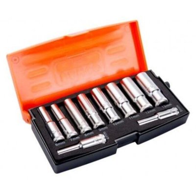 BAHCO  JEU DE DOUILLES SG60 1/4 PROF - S0810L