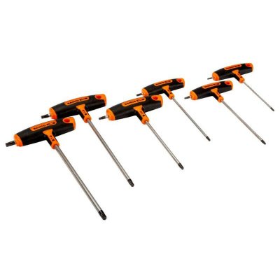 BAHCO  JEU DE TOURNEVIS, MANCHE EN T, 6 PCS, TX - 903T-2
