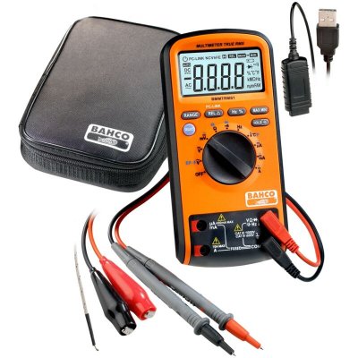 BAHCO  - Multim&egrave;tre digital, True rms, 1000 v et connexion pour pc