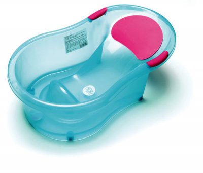 DBB REMOND Baignoire 0-6 mois Turquoise Orange Translucide