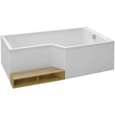Baignoire bain douche 160 x 90 JACOB DELAFON Neo version droite