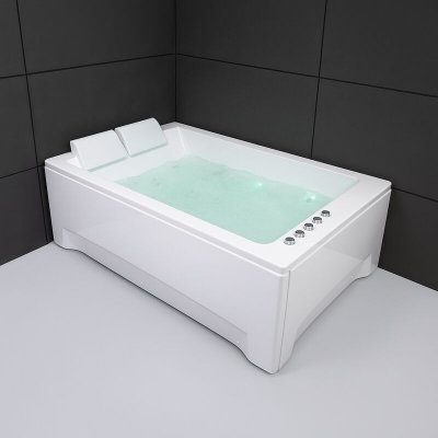 Baignoire baln&eacute;o 2 places kensho duo wave l180xl120xh68cm, by spalina