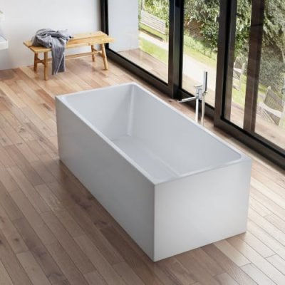 Baignoire baln&eacute;o droite arko l.170 x l.75 cm, by spalina