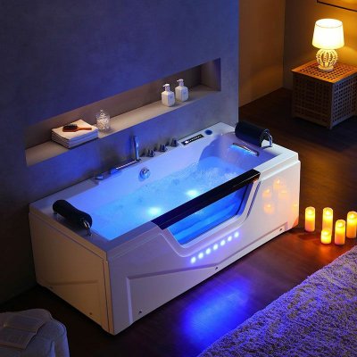 Baignoire baln&eacute;o Oc&eacute;anie 40 jets - Blanc