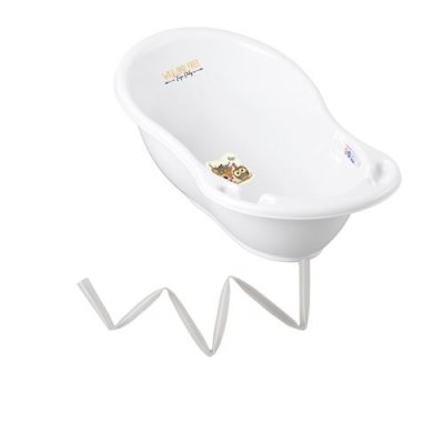 GENERIQUE Baignoire b&eacute;b&eacute; thermom&egrave;tre blanc biche 86 cm + tuyau