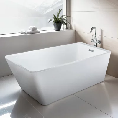 Baignoire Design Ile Rectangulaire Autostable Milo
