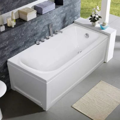 Baignoire encastrable en acrylique fiberglass design ozone Arati Bath & Shower