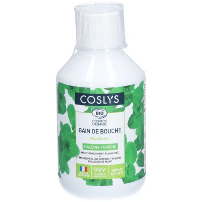 COSLYS Bain de Bouche Bio - Menthe Fra&icirc;cheur Intense - 