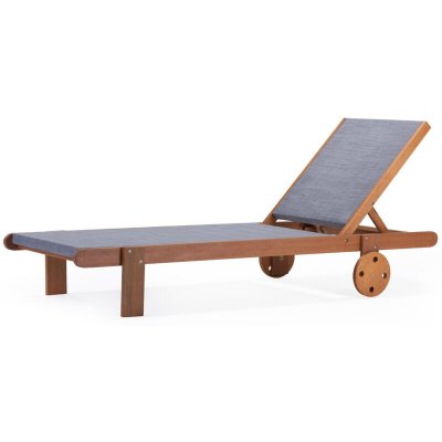 HABITAT ET JARDIN Bain de Soleil en bois exotique ""Sa&iuml;gon"" - Maple - Gris
