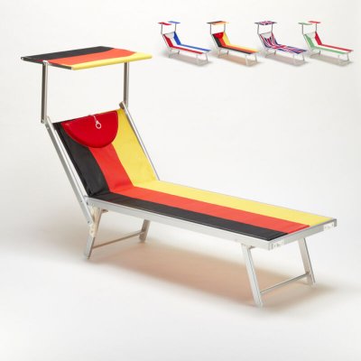 BEACH AND GARDEN DESIGN Bain de soleil professionnel en aluminium santorini europe edition 