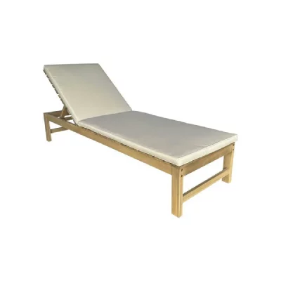 PROLOISIRS Bain de soleil  Balito acacia FSC coussin 5 cm d&eacute;houssable