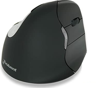 BAKKERELKHUIZEN  Evoluent4 Souris Bluetooth pour droitier Noir