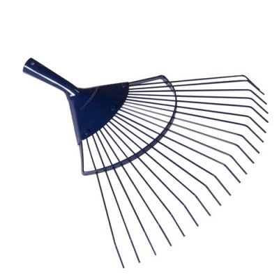OUTILS PERRIN Balai &Agrave; Gazon Dents Rondes Sans Manche Professionnel