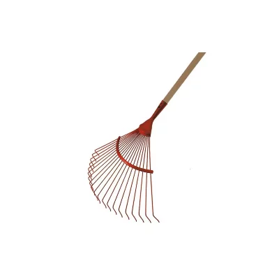 MERMIER 1889 Balai &agrave; gazon ESSENTIEL 22 dents &agrave; fil rond en acier emmanch&eacute;e bois pomme 110cm - - 985116