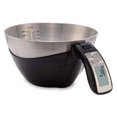 FACKELMANN Balance de cuisine avec bol inox d&eacute;tachable 