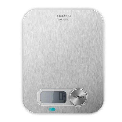 CECOTEC Balance De Cuisine  Cook Control 10200 Ecopower Lcd 8 Kg Acier Inoxydable