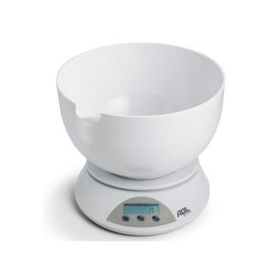 ADE Balance de cuisine &eacute;lectronique 5kg/1g blanc - KE707 - 