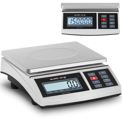 STEINBERG SYSTEMS Balance de Cuisine Electronique Lettres Ecran LCD Num&eacute;rique Pr&eacute;cision 15kg &plusmn;0,5g