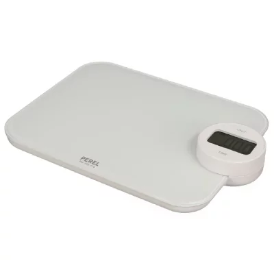 PEREL BALANCE DE CUISINE NUM&Eacute;RIQUE - 5 kg / 1 g - &Eacute;COLOGIQUE - SANS PILES