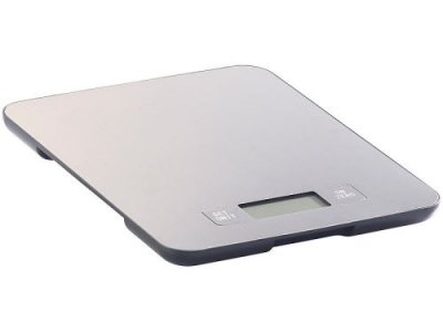 ROSENSTEIN & SOHNE Balance de cuisine num&eacute;rique en acier inoxydable avec minuterie