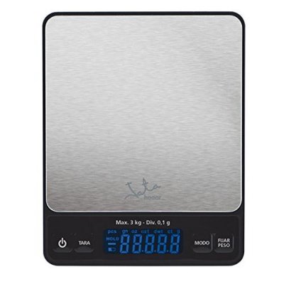JATA Balance de cuisine num&eacute;rique  773 3 kg acier inoxydable noir