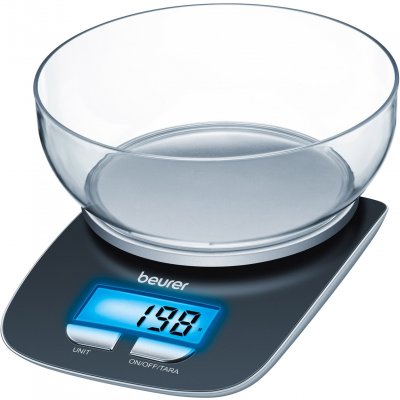 BEURER Balance de cuisine r&eacute;tro&eacute;clairage bleu -  704.15