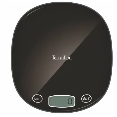 TERRAILLON Balance de cuisine  macaron + noir intense