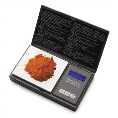 LACOR Balance De Poche Port&eacute;e 650g Pr&eacute;cision 0.1gramme Noire