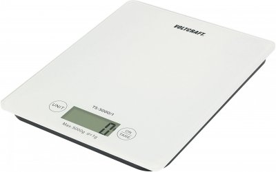 VOLTCRAFT Balance de poche  TS-5000/1 jusqu&agrave; 5kg - blanc