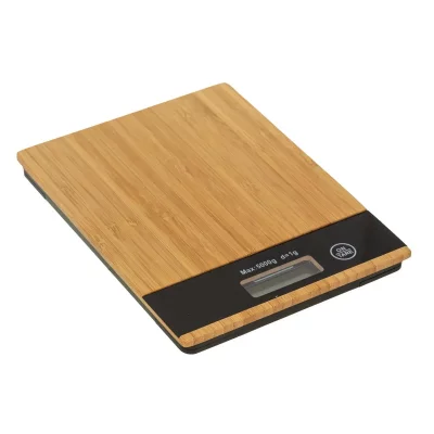 5FIVE Balance digitale ""bambou"" 21cm naturel