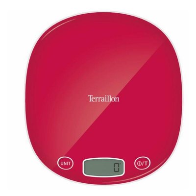 TERRAILLON Balance macaron 15250 5kg/1g framboise  - macaron framboise