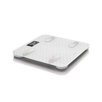 LAICA Balance num&eacute;rique de salle de bain  ps7011 blanc verre