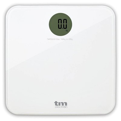 TM ELECTRON Balance num&eacute;rique de salle de bain  blanc