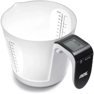 ADE Balance verre doseur  KE 919 Franca noir, blanc