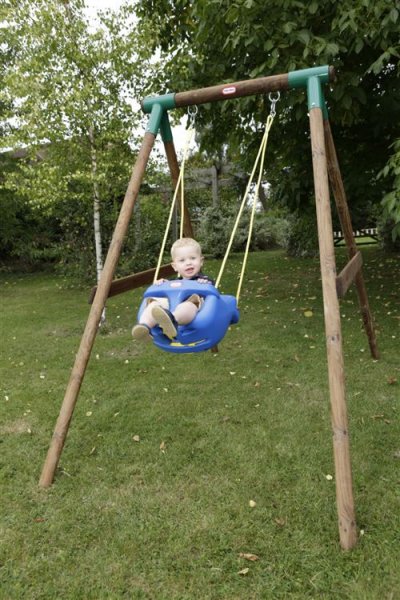 LITTLE TIKES Balan&ccedil;oire pour tout-petit &agrave; haut dossier 