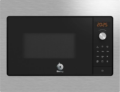 BALAY  3CG5142X3 Micro-ondes int&eacute;grable avec Grill 20L 800W Noir/Inox