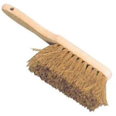 DOMERGUE Balayette manche court bois brut fibres coco - 