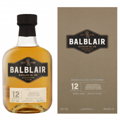 WHISKY BALBLAIR Balblair 12 Years 70cl Whisky + Coffret cadeau 