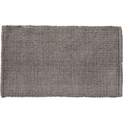 GUY LEVASSEUR BALI - Tapis de bain en polycoton uni taupe 50x80cm